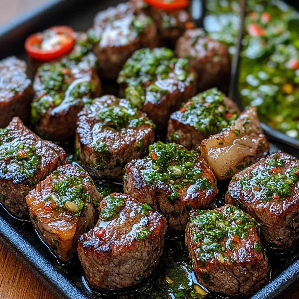 Chimichurri Steak Bites: An Amazing Ultimate Recipe