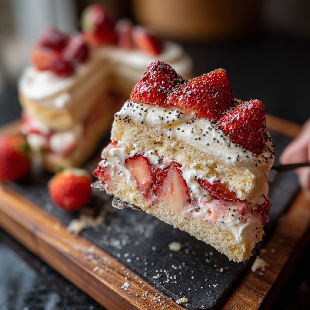 Strawberry Chia Seed Shortcake