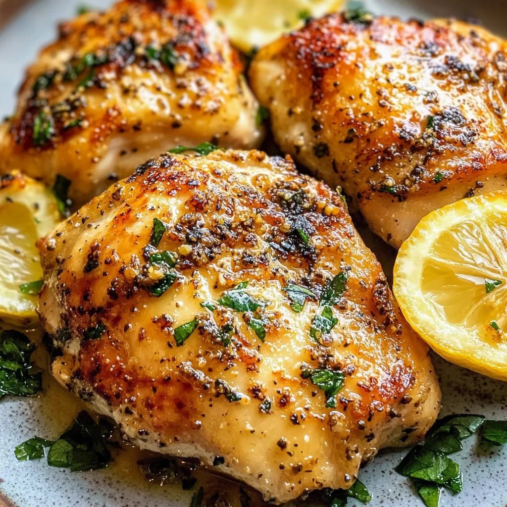 Lemon Pepper Chicken Thighs