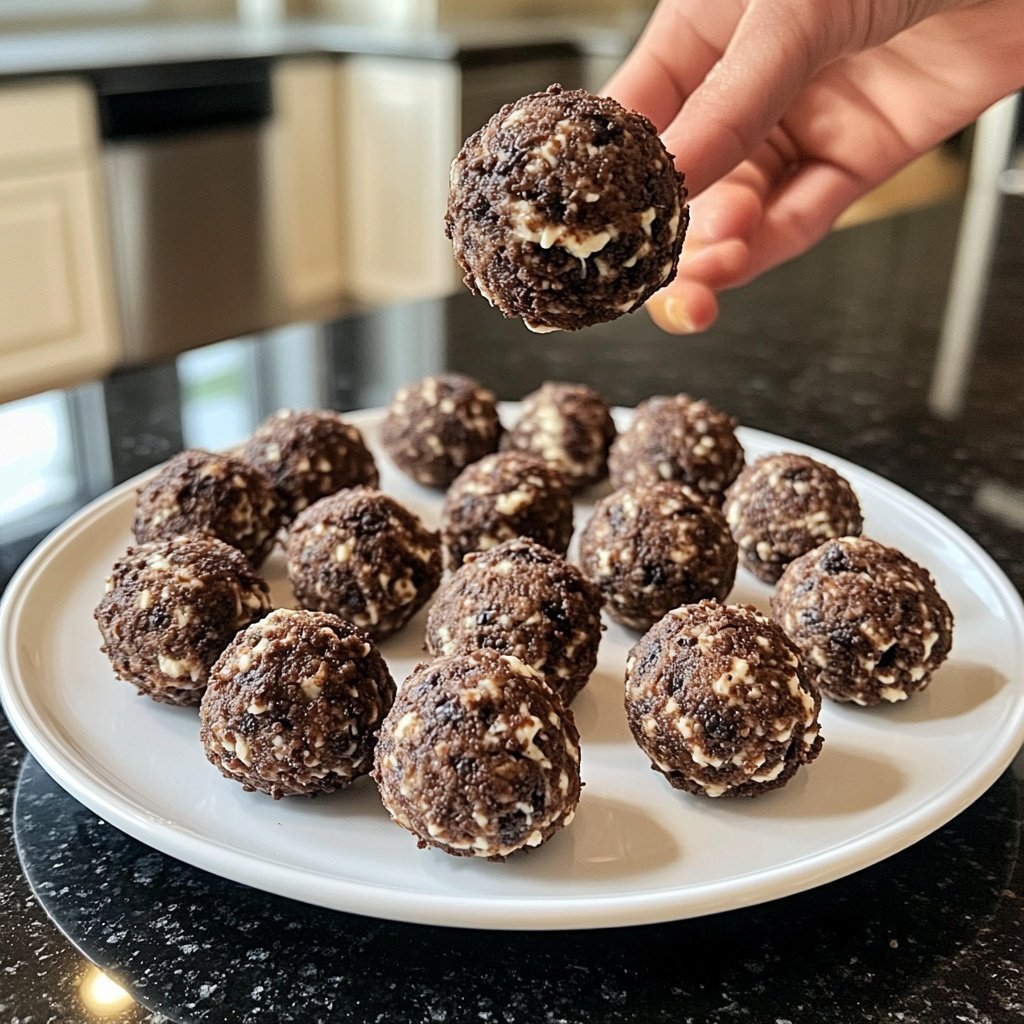 Cream Cheese Oreo Protein Balls