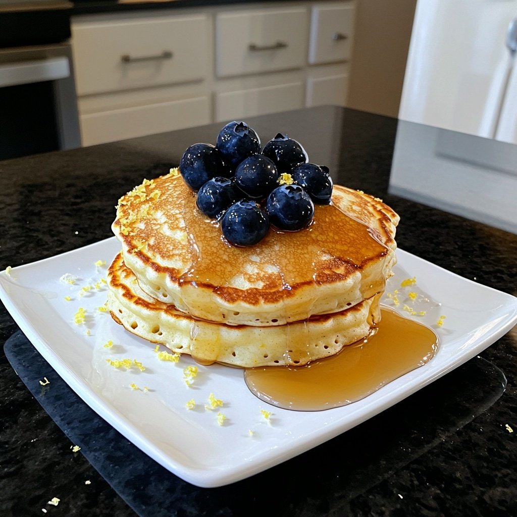 Fluffy Lemon Ricotta Pancakes