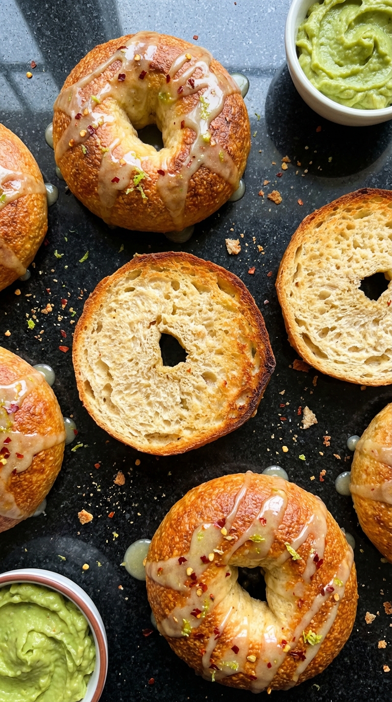 Chili Lime Protein Bagels