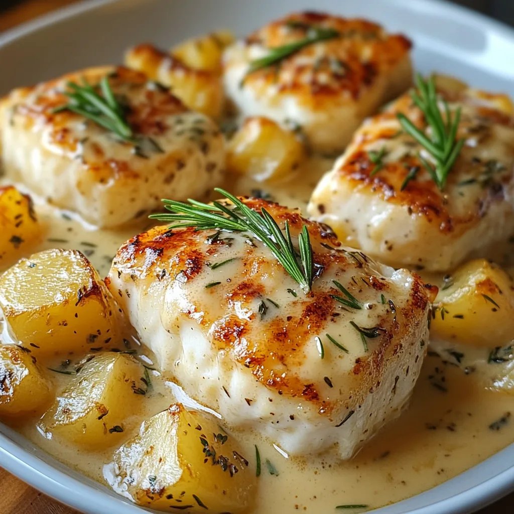 Cod & Potatoes in Rosemary Cream Sauce: An Incredible Ultimate Recipe