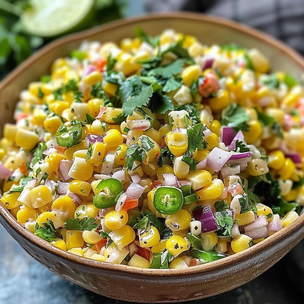 Vibrant Mexican Street Corn Salad