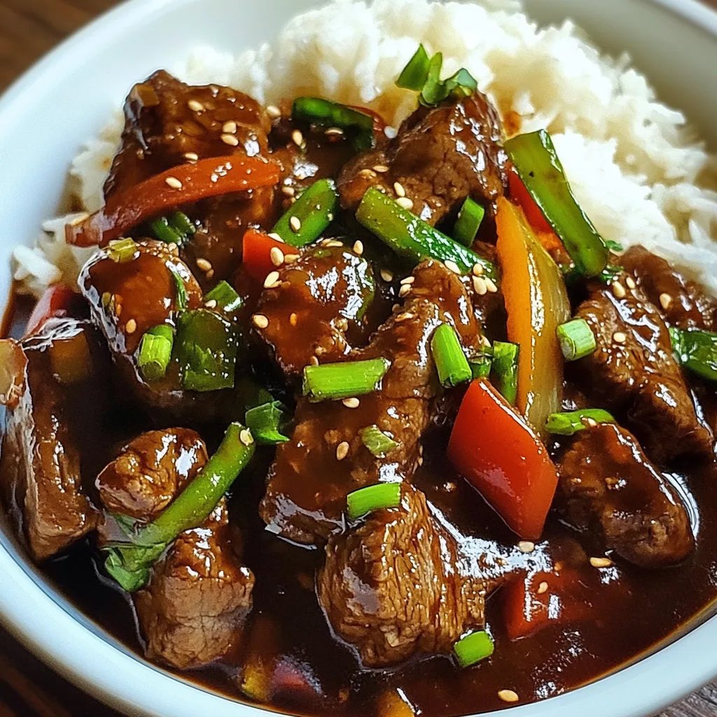 Slow Cooker Mongolian Beef