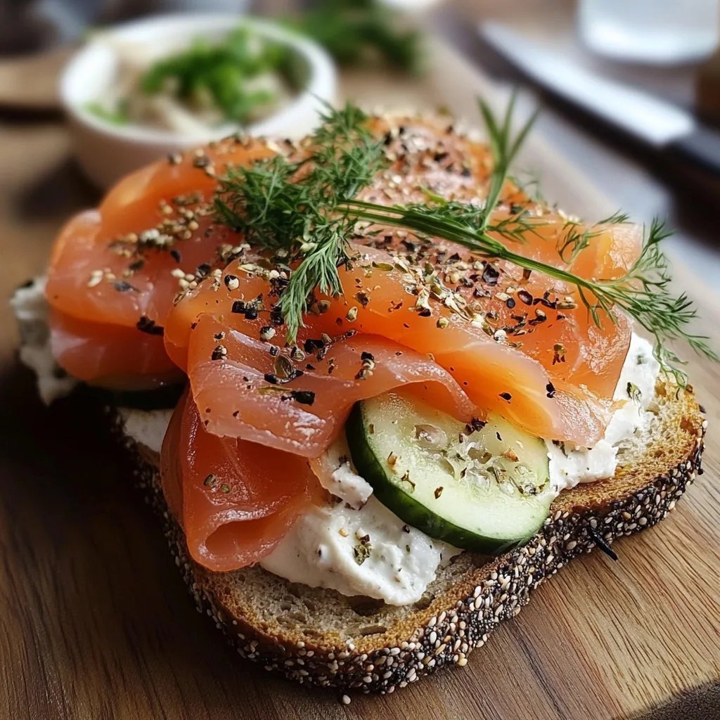 Smoked Salmon on Rye