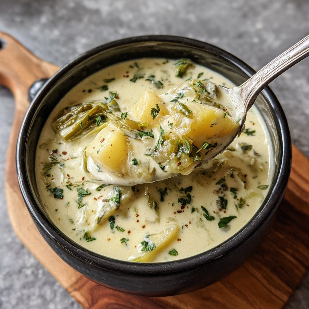Leek Potato Creamy Winter Chowder