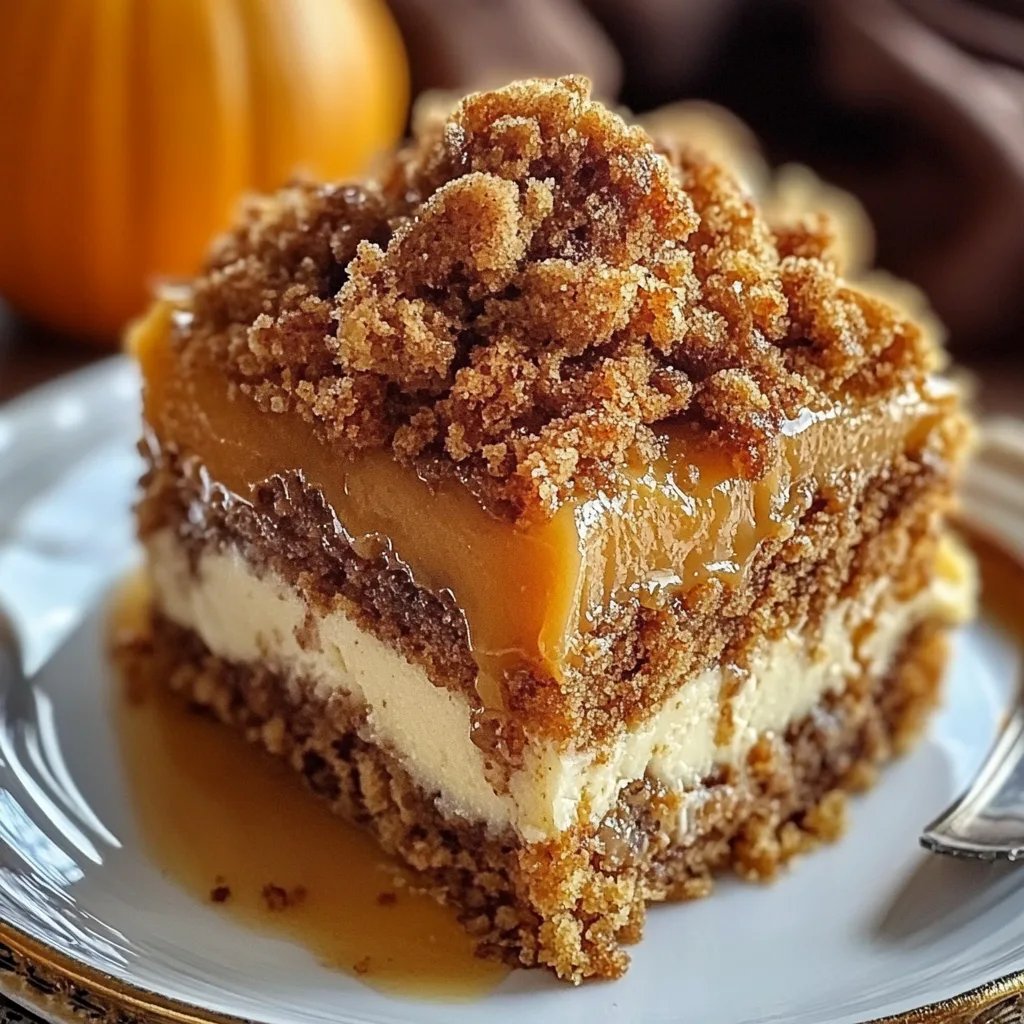 Ultimate Autumn Pumpkin Spice Crumble Cake