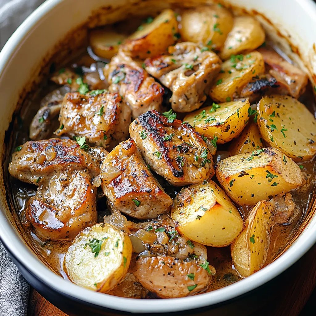 Garlic Pork Chops with Potatoes: An Incredible Ultimate Recipe