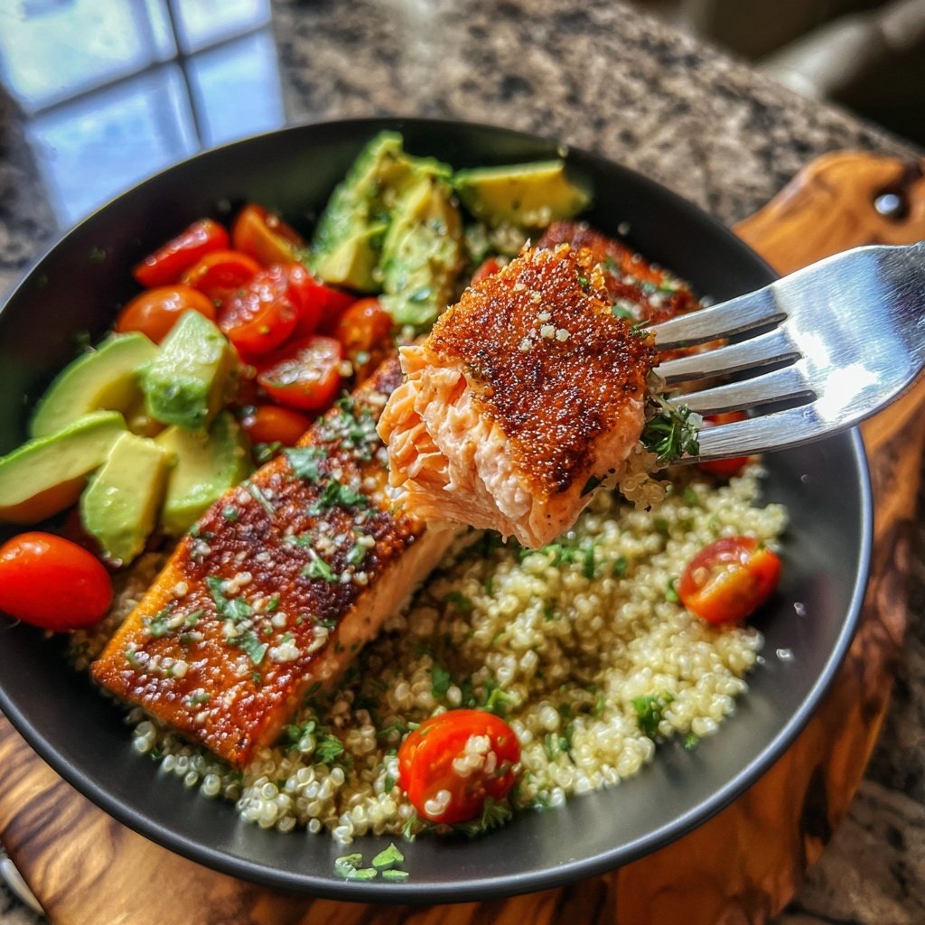 Salmon Quinoa Power Bowl