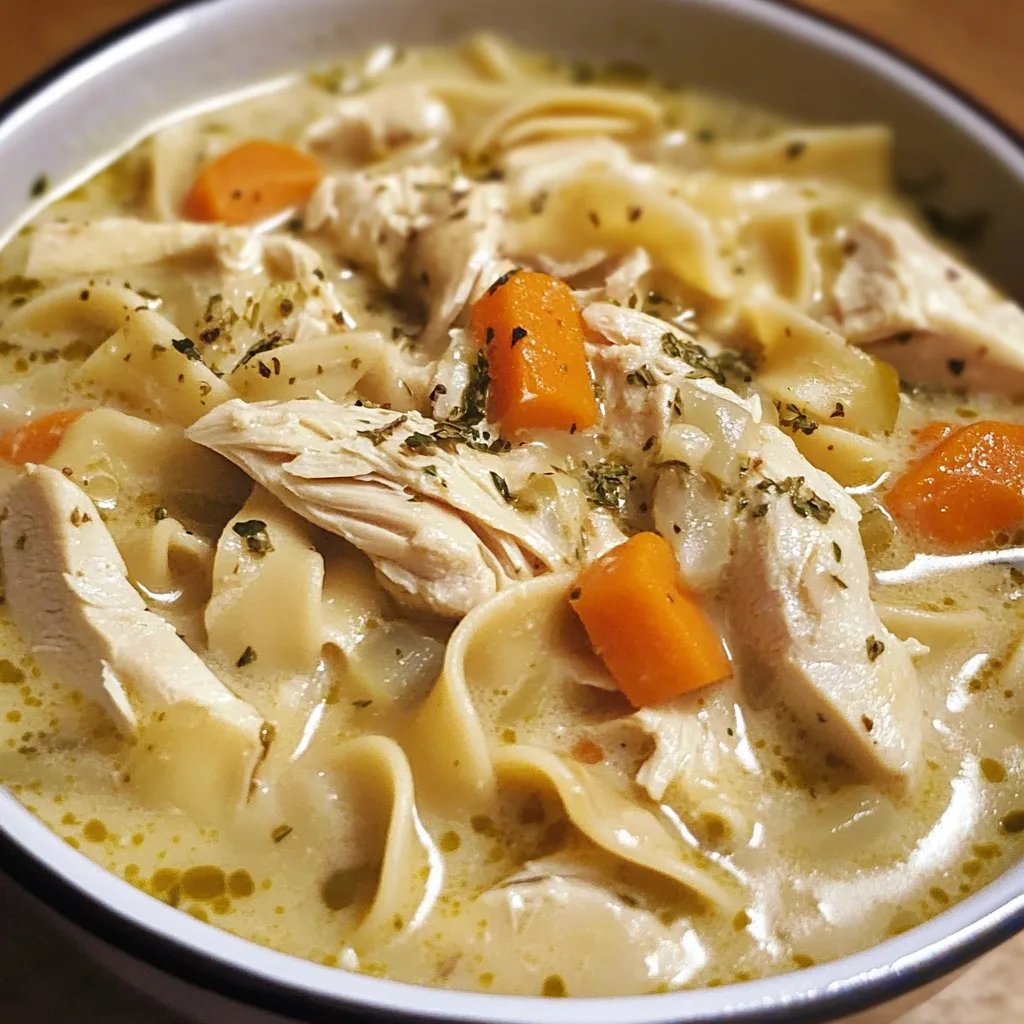 Creamy Chicken Noodle Soup