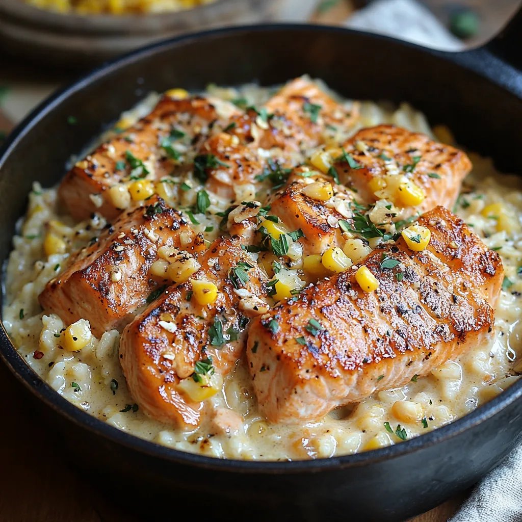 Creamed Corn Orzo with Salmon: An Amazing Ultimate Recipe