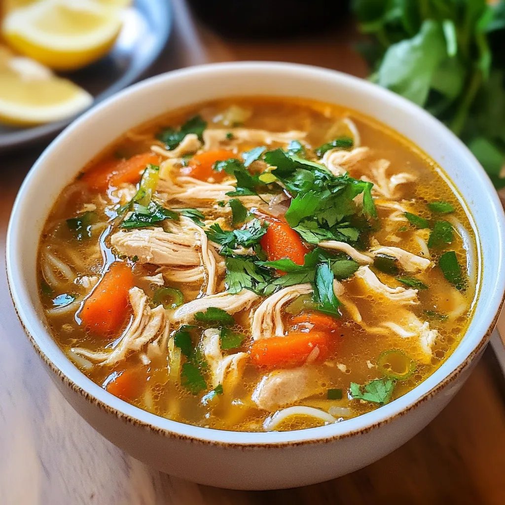 Spicy Chicken Noodle Soup