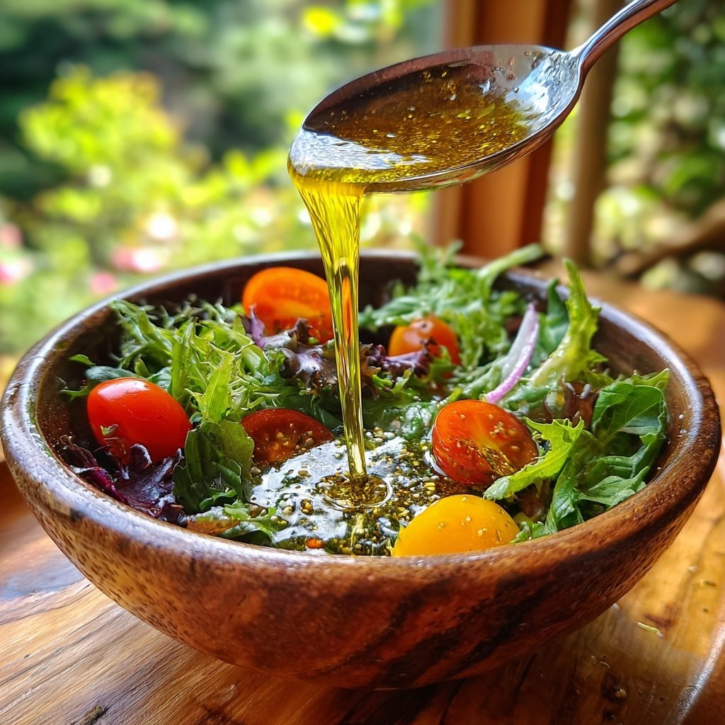 Lemon Basil Olive Oil Vinaigrette