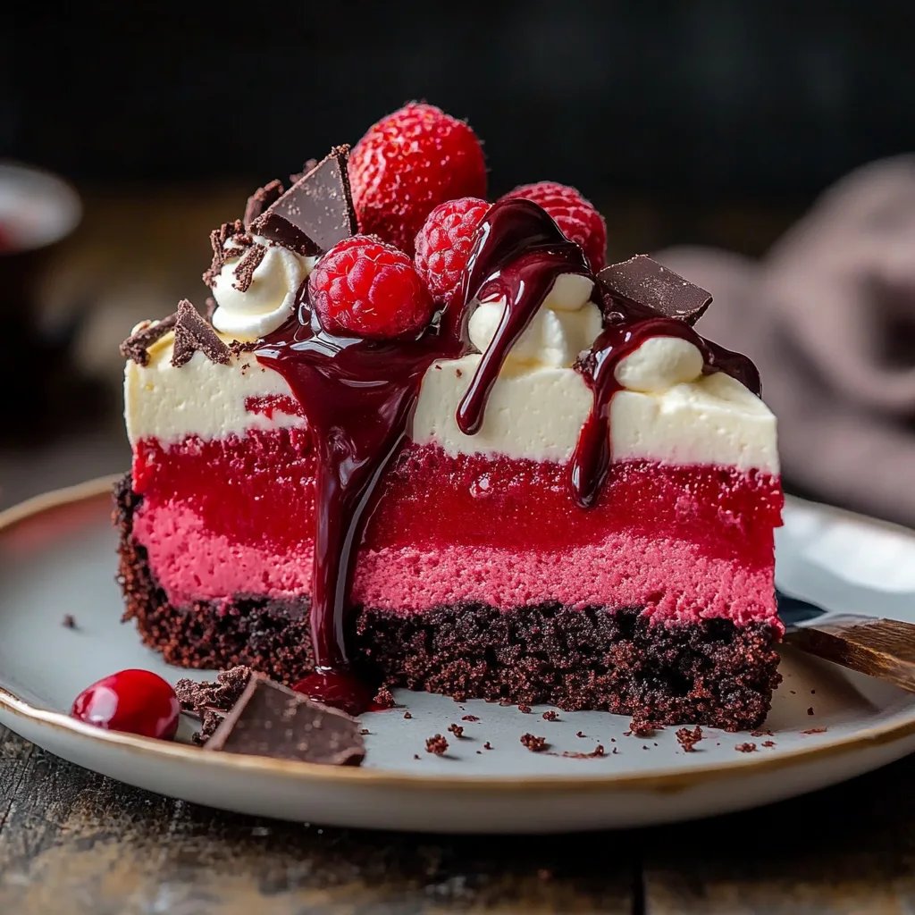 Red Velvet Cookie Dough Cheesecake