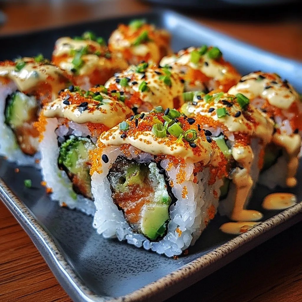 Spicy Volcano Roll Recipe