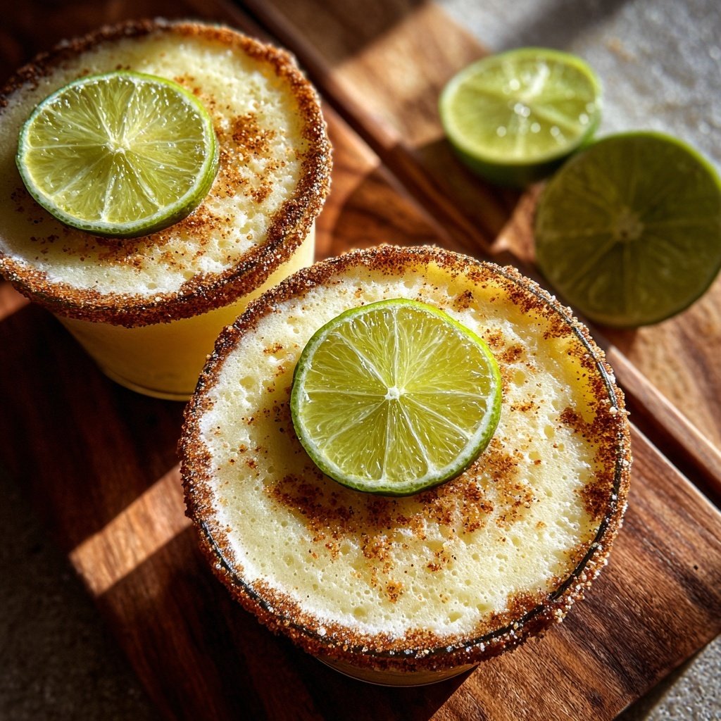 Christmas Margarita with Cinnamon Sugar Rim