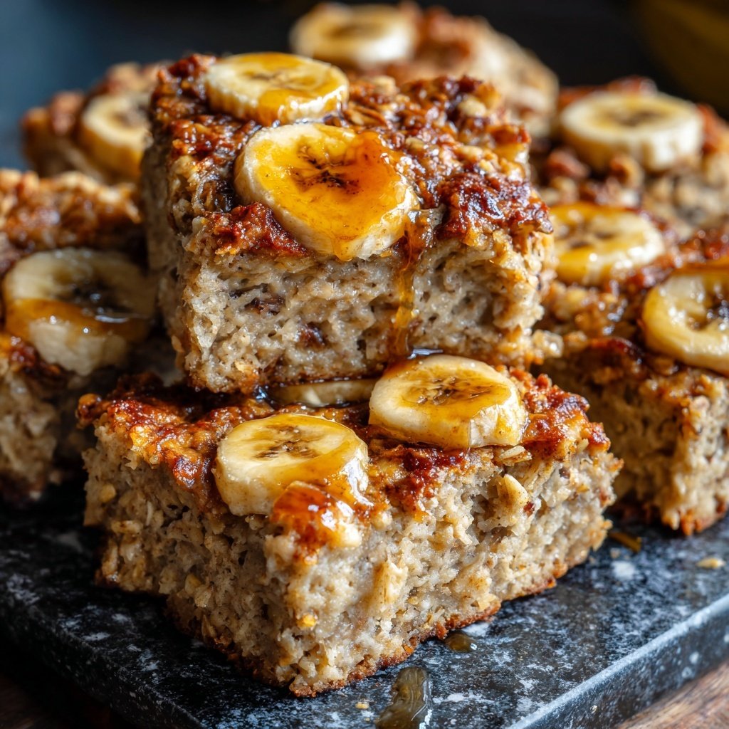 Banana Maple Oatmeal Bake