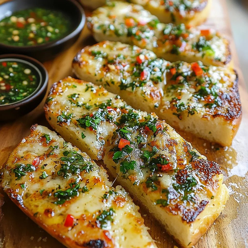 Chimichurri Garlic Bread: An Amazing Ultimate Recipe for 6