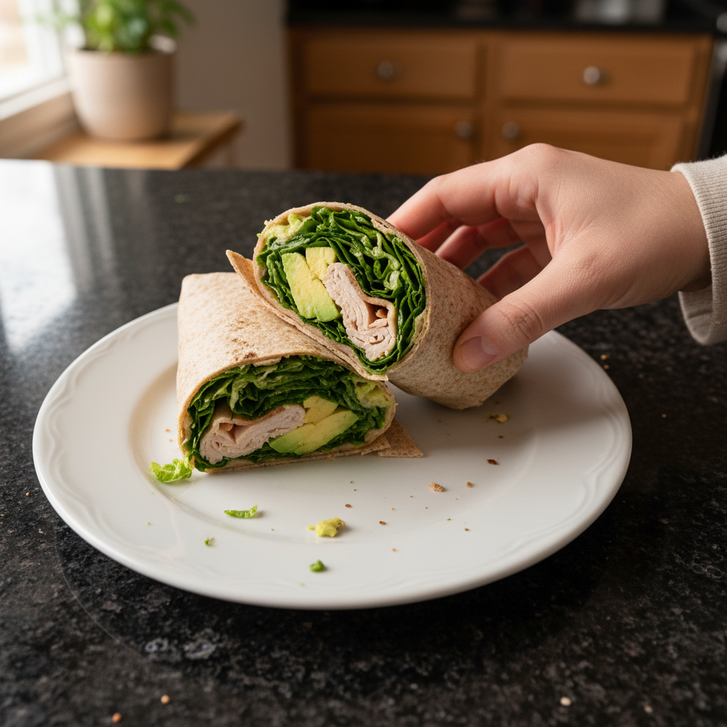 Tasty Turkey Avocado Wrap