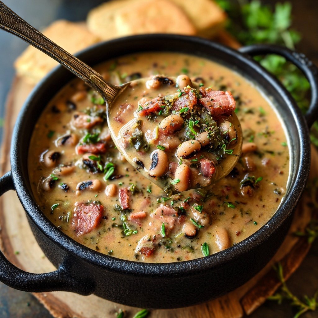 Creamy Southern Black Eyed Peas