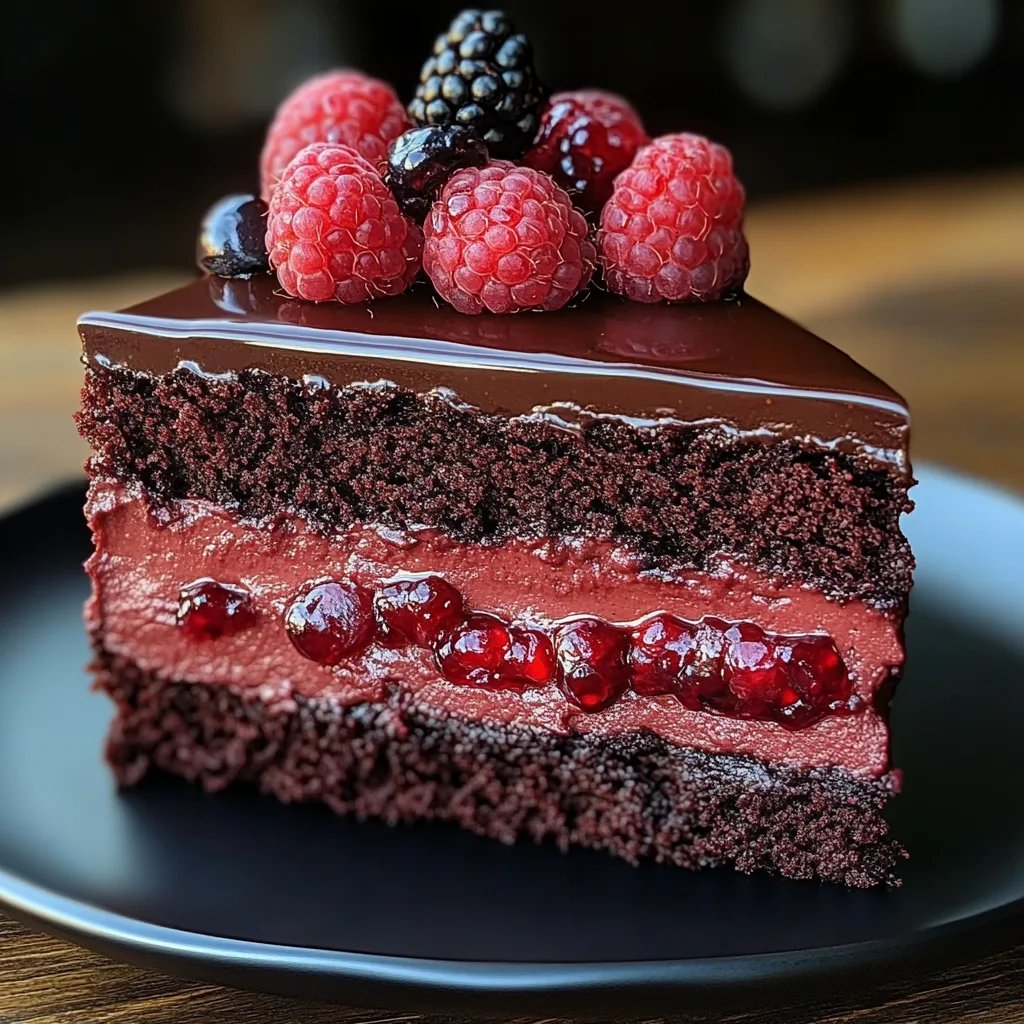 Dark Chocolate Raspberry Mousse Cake: An Incredible Ultimate Recipe