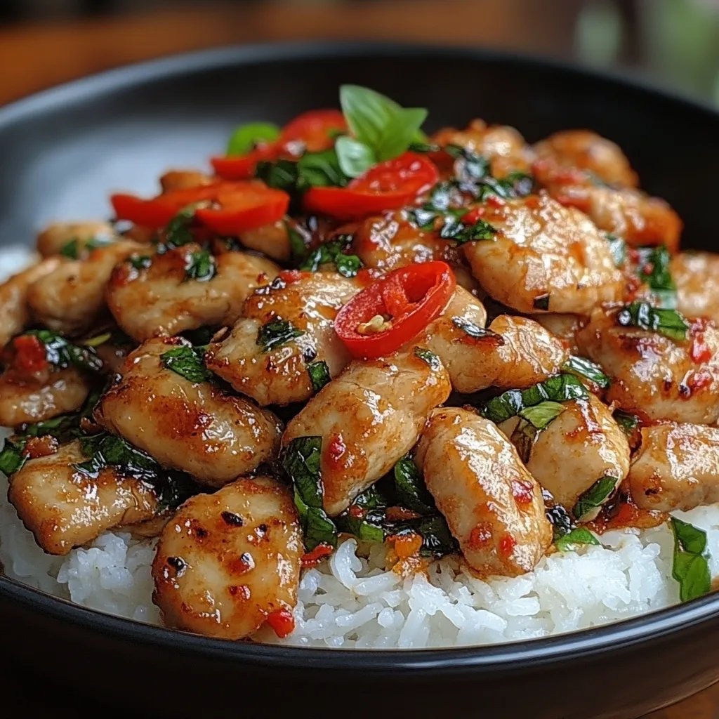 Spicy Basil Chicken: An Incredible Ultimate Recipe for 5-Star Flavor