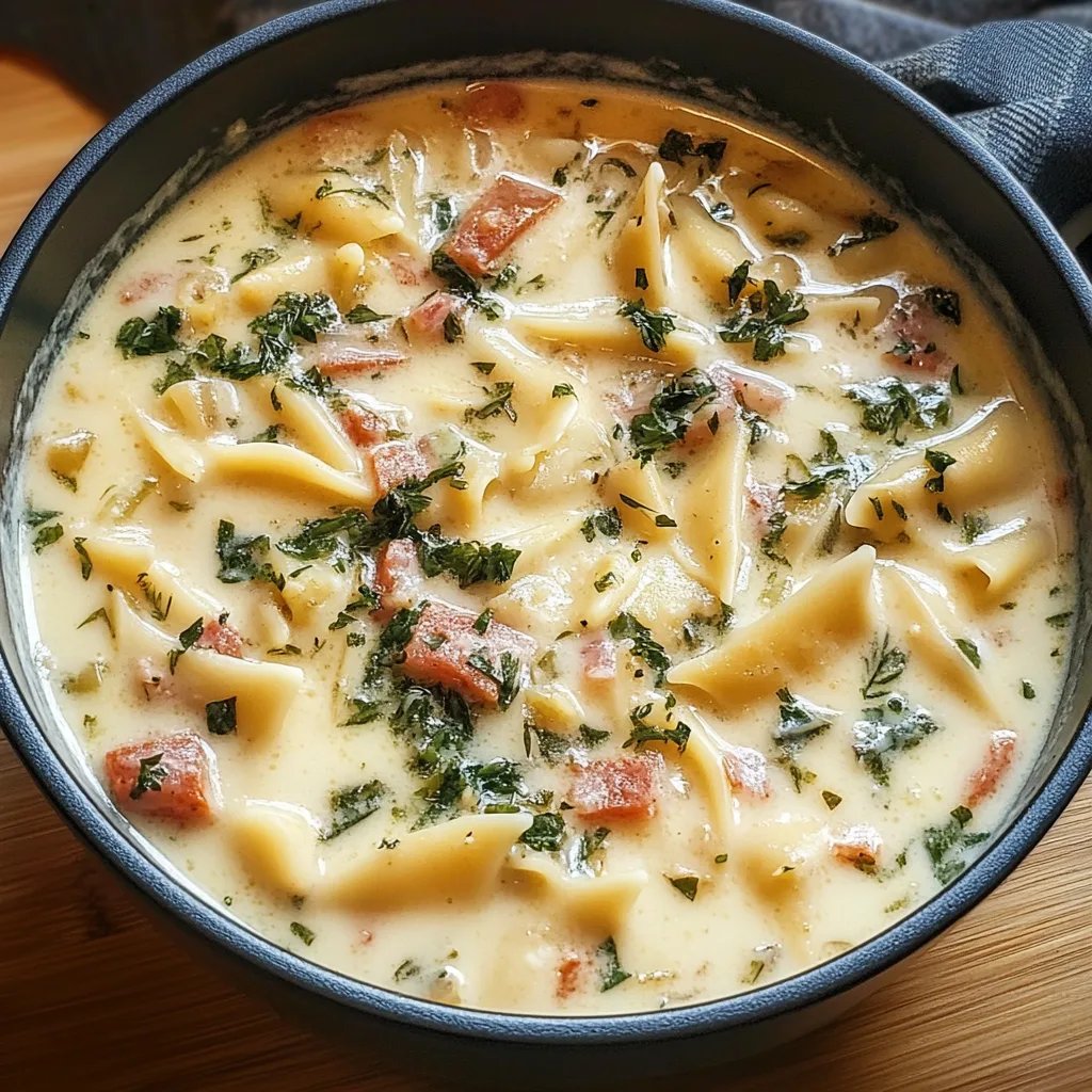 Easy White Lasagna Soup