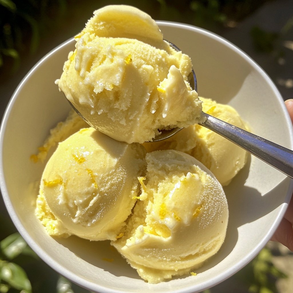 Meyer Lemon Sorbet Delight