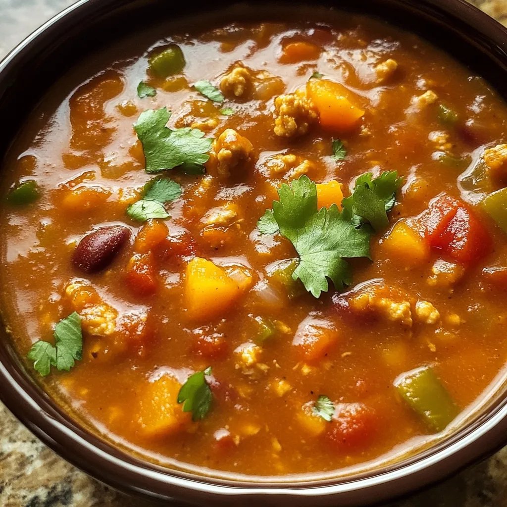 Easy Turkey Pumpkin Chili