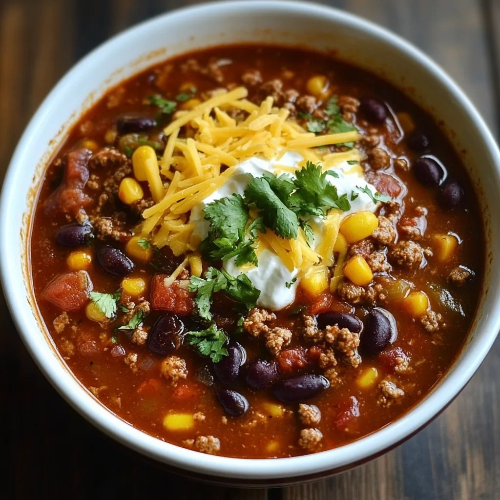 Crockpot Taco Soup