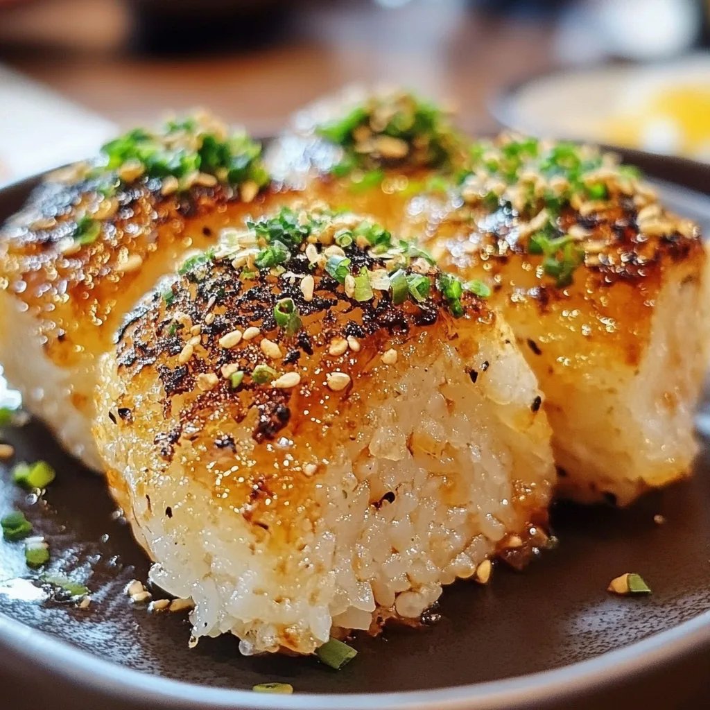 Yaki Onigiri (Grilled Rice Balls)