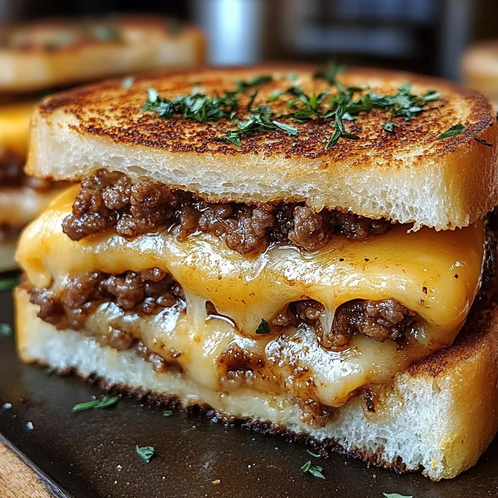 <p>Grilled Cheese Sandwich with Ground Beef: An Incredible Ultimate Recipe</p>