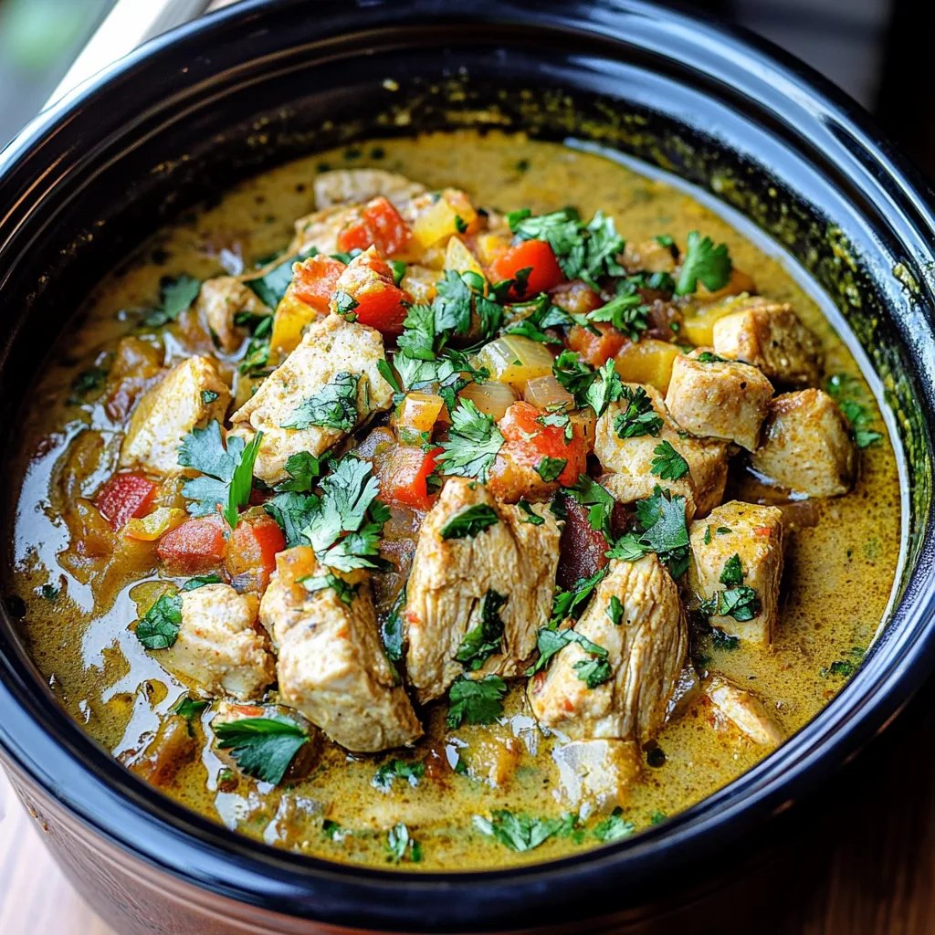 Coconut Curry Chicken Crock Pot: An Amazing Ultimate Recipe