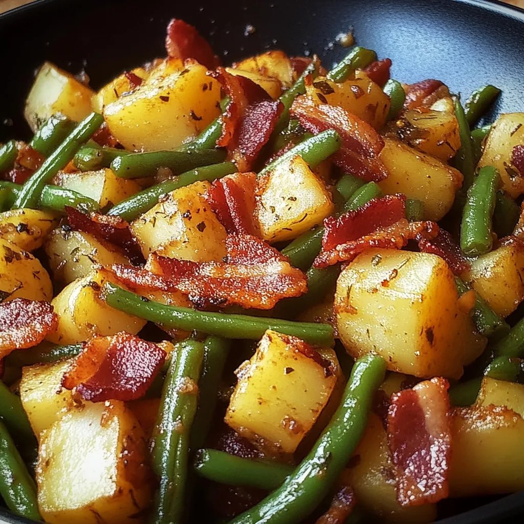 Country Ranch Green Beans & Potatoes w/ Bacon: An Incredible Ultimate Recipe