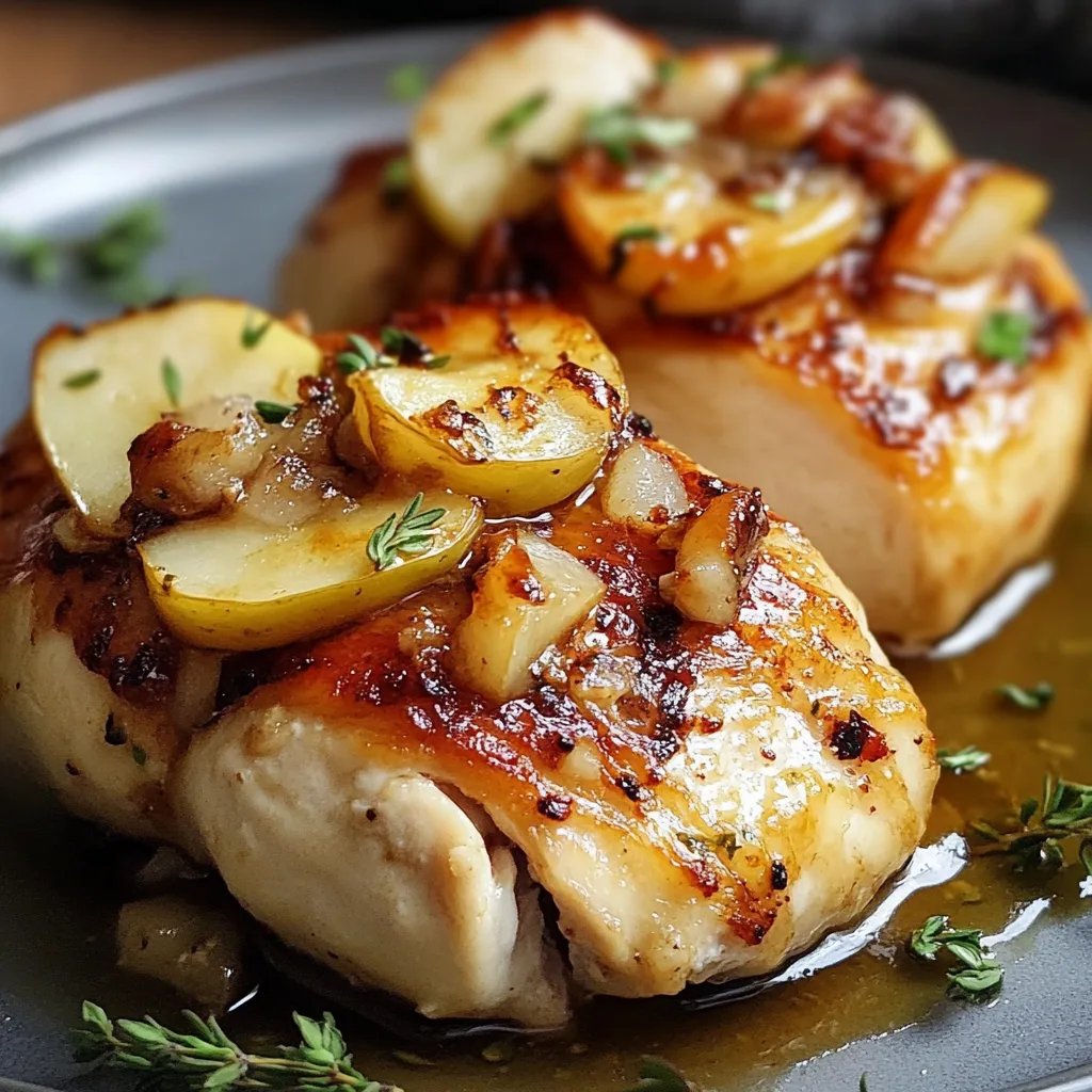 Apple and Brie Stuffed Chicken