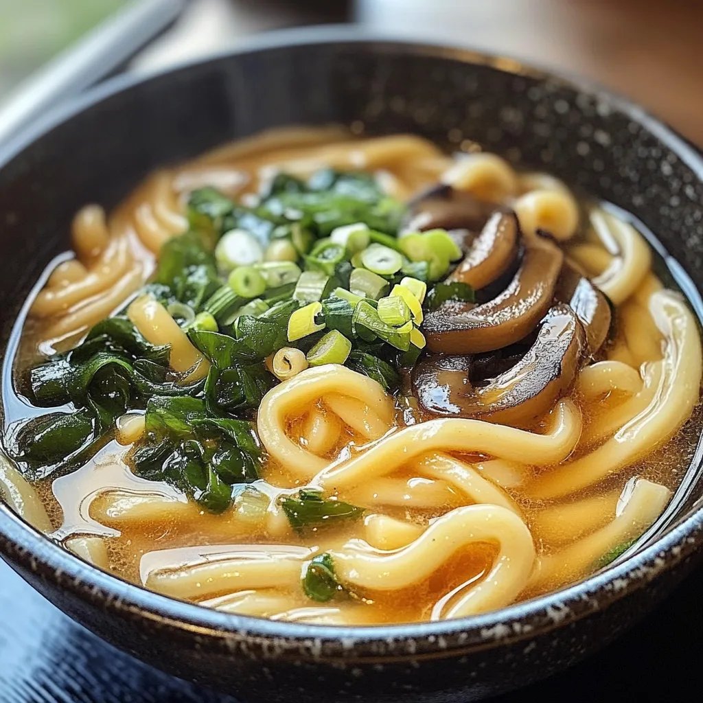 Quick One Pot Miso Udon
