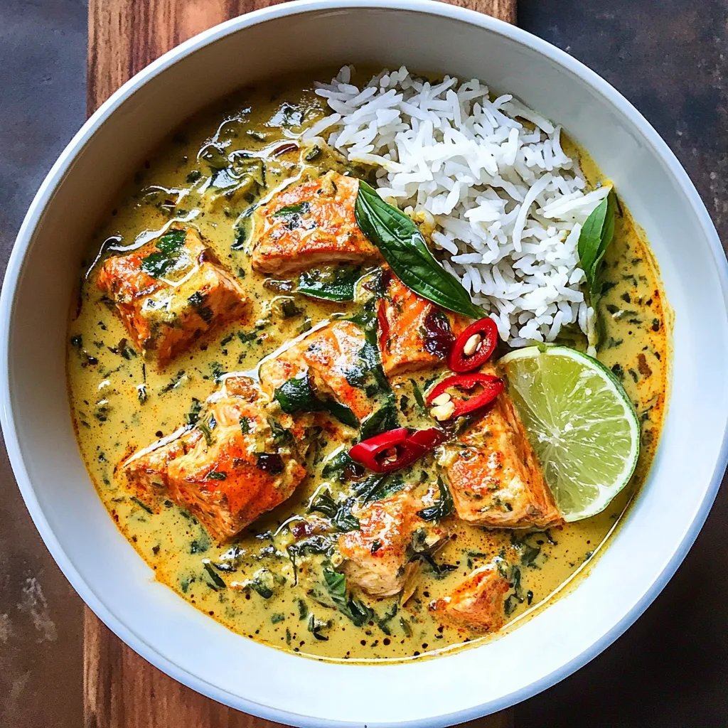 Salmon in Coconut Lime Indian Curry: An Amazing Ultimate Recipe