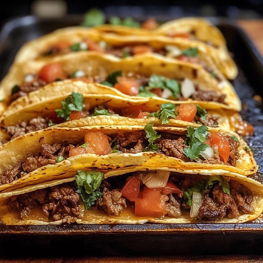 Crispy Baked Beef Tacos: An Amazing Ultimate Recipe