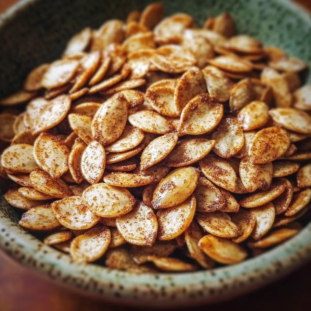 Caramelized Spicy Pumpkin Seeds