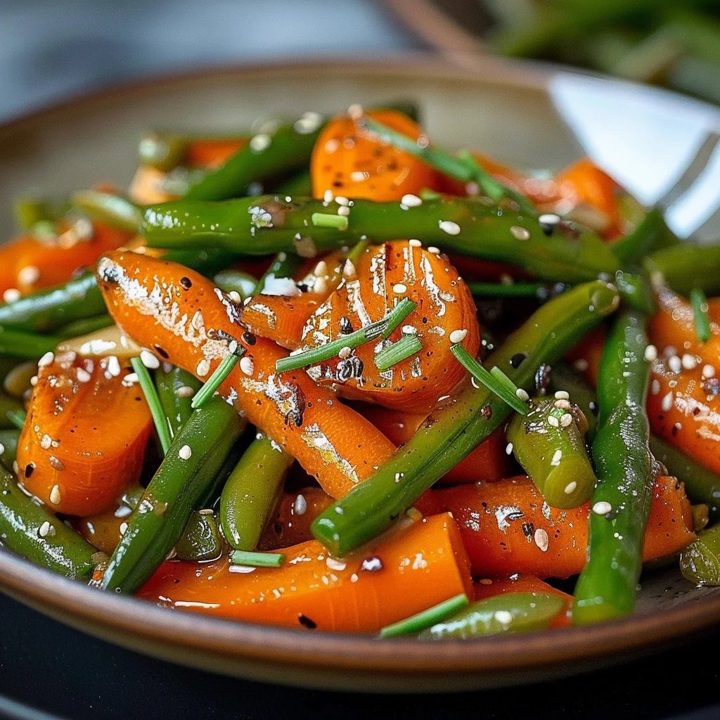 Honey Glazed Carrots & Green Beans