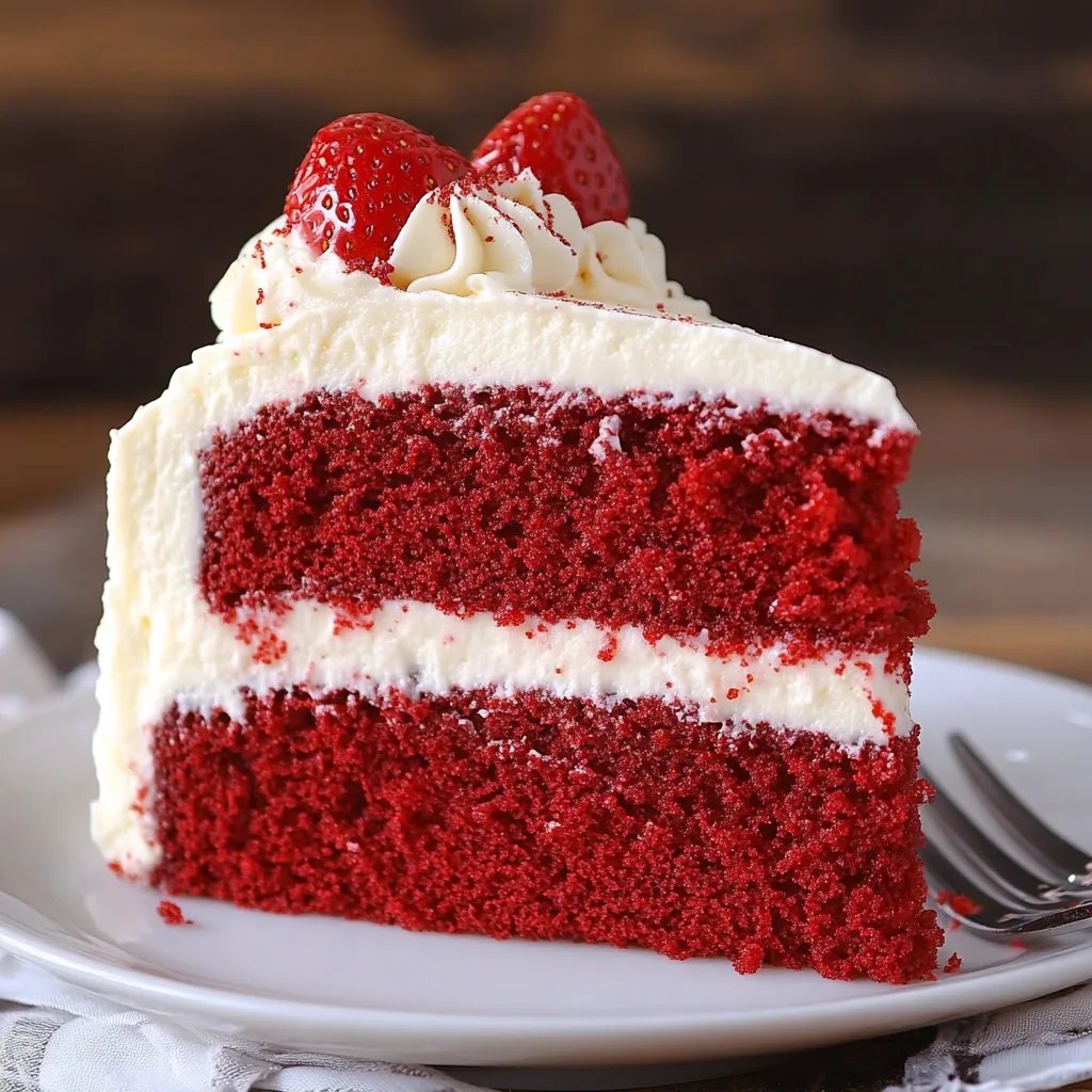 Very Moist & Soft Red Velvet Cake