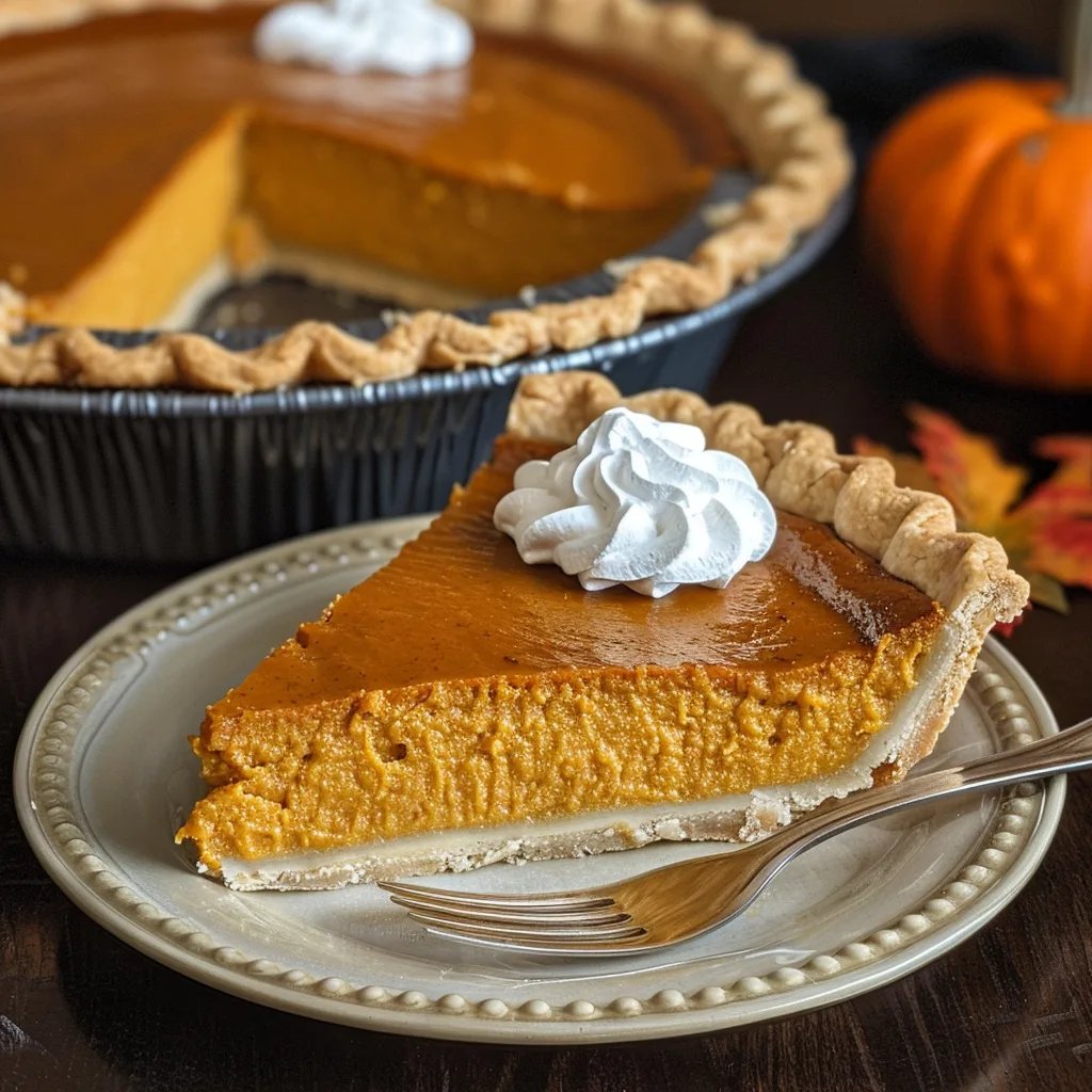 Easy Thanksgiving Pumpkin Pie Recipe