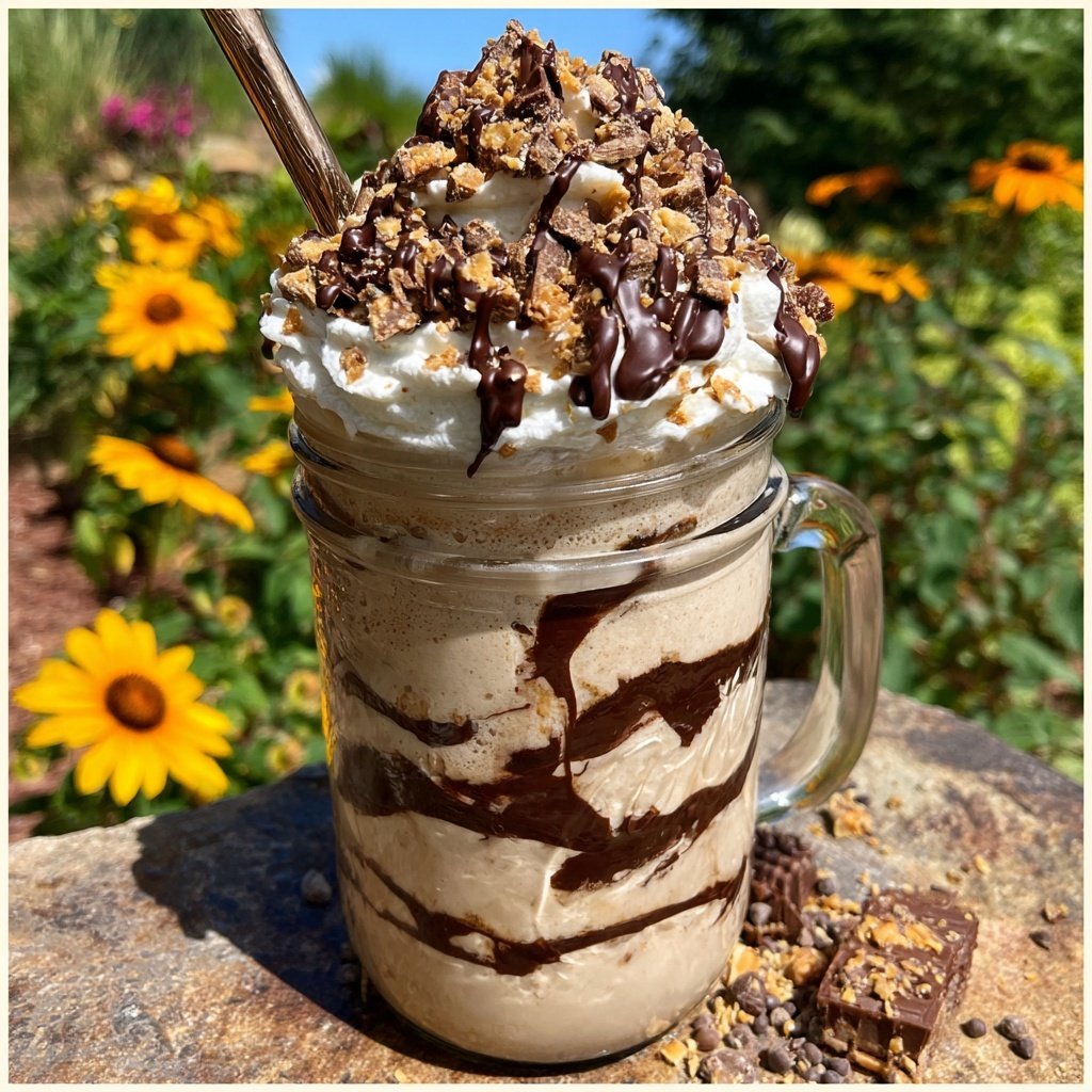 Vanilla Bean Reese's Milkshake