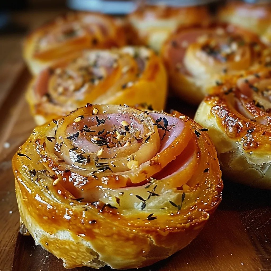 Ham and Cheese Pinwheels