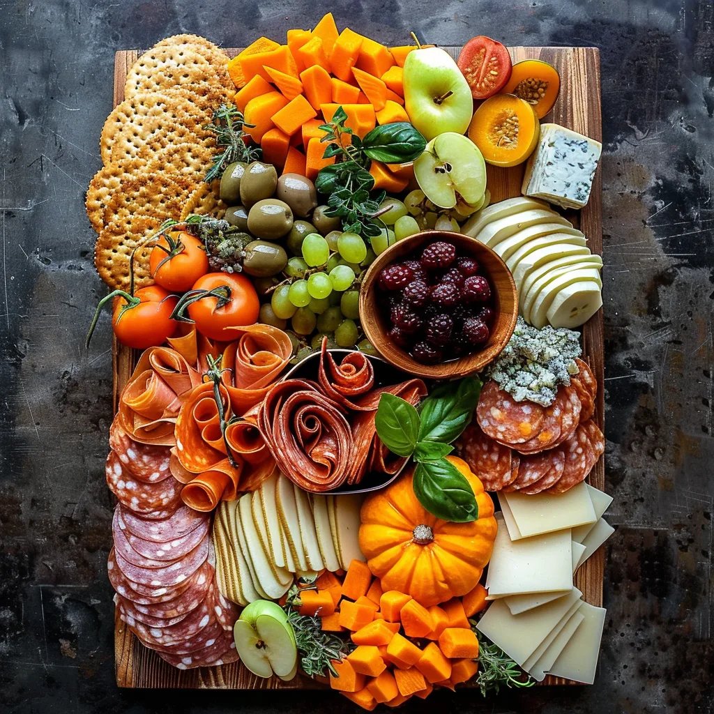 Pumpkin Charcuterie Board