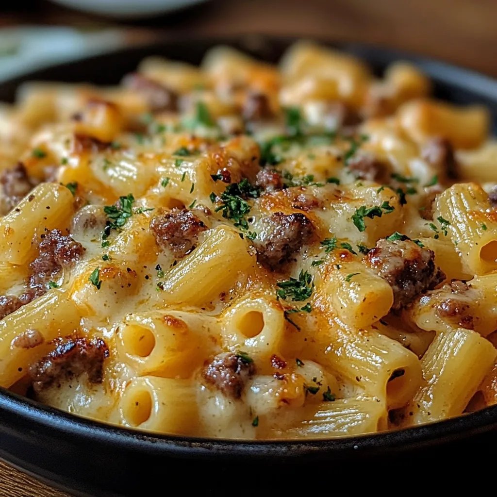 Loaded Cheeseburger Alfredo Pasta: An Amazing Ultimate Recipe