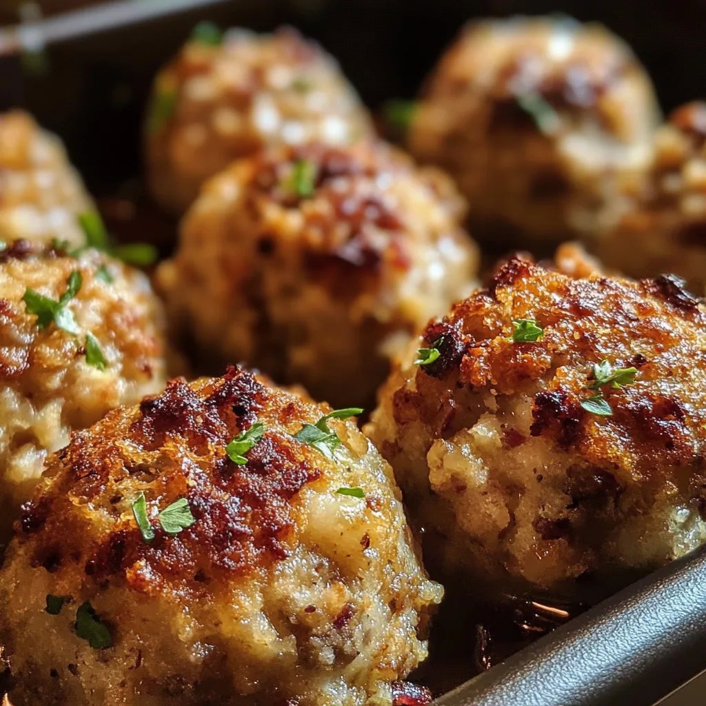 Thanksgiving Stuffing Balls