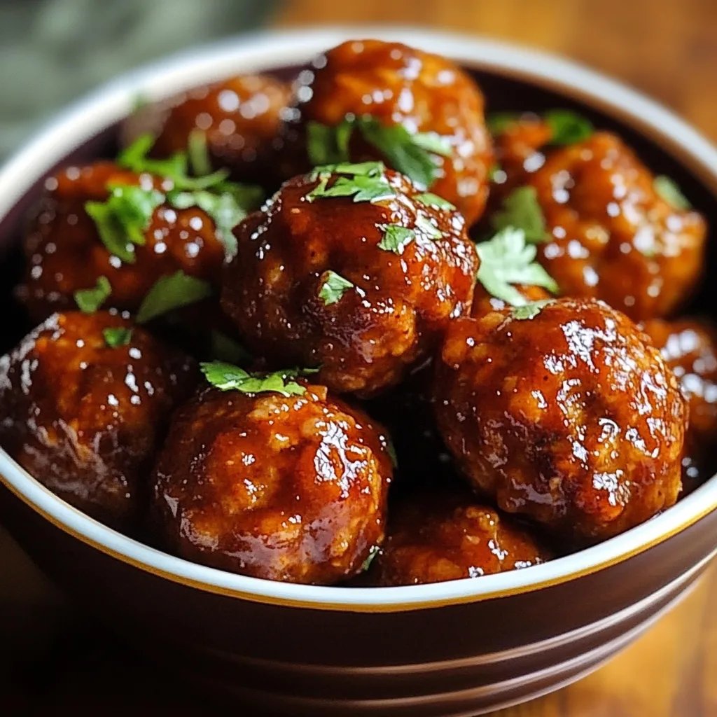 Sweet Chili Meatballs Crockpot