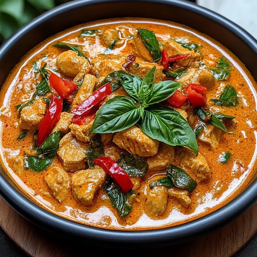 Quick Panang Chicken Curry: An Amazing Ultimate Recipe
